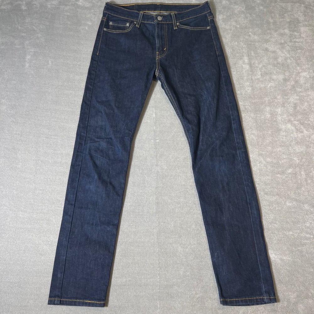 Levis 510 Skinny Fit Dark Indigo Blue Jeans Mens 30x32 05510-0692